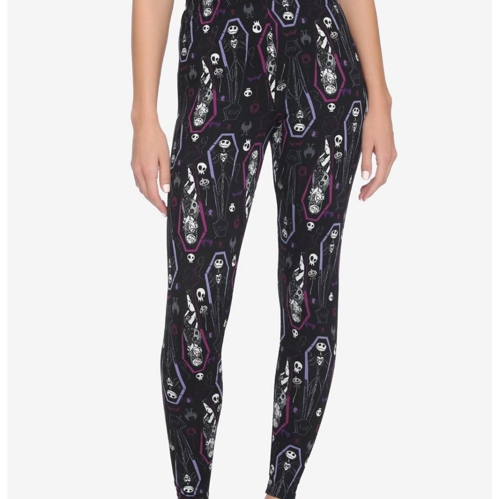 Nwt Nightmare Before Christmas Coffin Leggings